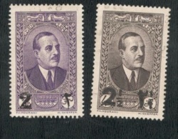 Syria1938: Yvert157-8 Mlh* - Unused Stamps