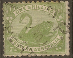 WESTERN AUSTRALIA 1912 1/- Sage-gr SG 169 U #VI767 - Gebruikt