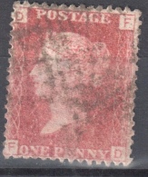 Great Britain 1858-79 - Queen Victoria, 1d Red - Mi.16  - Used - Used Stamps