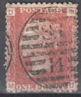 Great Britain 1858-79 - Queen Victoria, 1d Red - Mi.16 Plate 137 - Used - Used Stamps