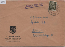 1951 Posthorn 278 - Drucksache Von Saarbrücken Nach Zürich - Lettres & Documents
