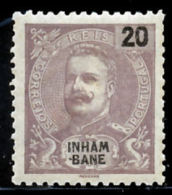 !										■■■■■ds■■ Inhambane 1903 AF#19* King Carlos Mouchon 20 Réis VARIETY (x5782) - Inhambane