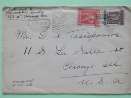 Greece 1926 Cover To USA - Hermes - Lettres & Documents