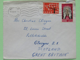 Greece 1962 Cover To England - Europa CEPT - Tree - Hands And Grain Agricultural Insurance - Covers & Documents