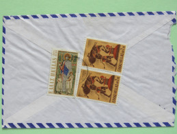 Greece 1970 Cover To England - Hercules And Boar - St. Demetrius With Cyril And Methodius As Children - Covers & Documents