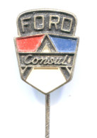 FORD CONSUL - Car Auto, Automotive, Vintage Pin  Badge, Abzeichen - Ford