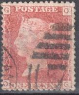 Great Britain 1858-79 - Queen Victoria, 1d Red - Mi.16 - Used - Used Stamps