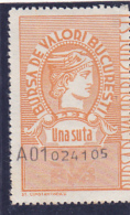 #135    STOCK EXCHANCE BUCHAREST, MNH**  , ROMANIA. - Steuermarken