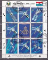 Paraguay 1989,4v In KB,aerospace,ruimtevaart,luft Und Raumfahrt,de L'aérospatial,Used/Gestempeld(L2476)) - Non Classés