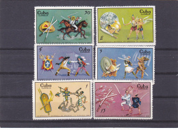 #136     SPORTS, COAT OF ARMS, FIGHT, LOT 6 X STAMPS, MNH**, CUBA. - Nuevos