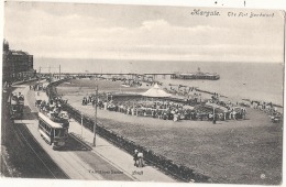 -KENT - MARGATE CLIFTONVILLE KENT UK THE FORT~TROLLY~THANET Stamped 1908 TTB - Margate