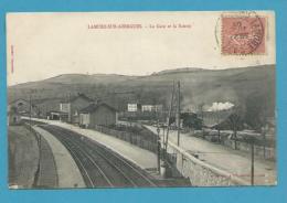 CPA 105 - Chemin De Fer La Gare Et La Scierie LAMURE-SUR-AZERGUES 69 - Lamure Sur Azergues