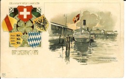 CPA  ROMANSHORN, Schifflande Und Bahnhof 12227 - Romanshorn