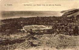 S. THOMÉ, SÃO TOMÉ, Ca.  Agricola Dos Neves, Vista Do Alto Da Rozema, 2 Scans - São Tomé Und Príncipe