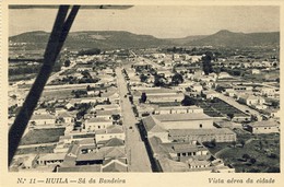 ANGOLA, HUILA, SÁ DA BANDEIRA, Vista Aérea Da Cidade, 2 Scans - Angola