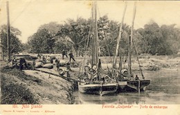 ANGOLA,  ALTO DANDE, Fazenda Quijanda, Porto De Embarque, 2 Scans - Angola