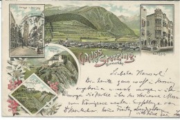 GIL325 -GRUSS AUS STERZING - BOLZANO - F.P. - VIAGGIATA 1894 - Vipiteno