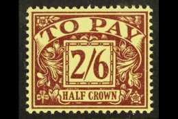 POSTAGE DUES 1954-5 2s6d Purple On Yellow, Wmk Tudor Crown & "E2R" SG D45, Never Hinged Mint. For More Images,... - Altri & Non Classificati