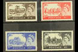 1955-58 Castles Complete Set, Waterlow Printing, SG 536/539, Very Fine Mint. (4 Stamps) For More Images, Please... - Otros & Sin Clasificación
