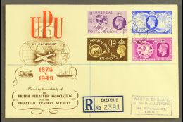 1949 U.P.U. FIRST DAY COVER - Complete Set On Fine Registered, Illustrated Cover, SG 499/502, Neat "St. James,... - Unclassified