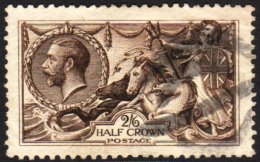 1913 2s 6d Deep Sepia Brown SG 399, Good Colour And Perfs, Finely Used Neat Rubber Parcels Cancel Leaving Much Of... - Non Classés