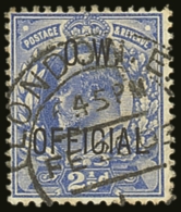 1902 OFFICIAL Office Of Works "O.W." 2½d Ultramarine SG O39, Cancelled By Neat London Hooded Circle, With... - Non Classés
