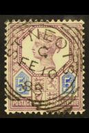 1887-92 5d Dull Purple And Blue, Die I, SG 207, Very Fine Used With Lovely Fully Dated St Neots Squared Circle... - Autres & Non Classés