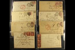 1876-79 CORRESPONDENCE TO BOSTON, MASSACHUSETTS A Collection Of Covers Generally With Letter Contents And Mostly... - Andere & Zonder Classificatie