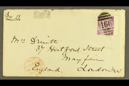 1871 (2 Oct) Cover Containing Letter From Liverpool To Mayfair, London Bearing QV 6d (Plate 9) Tied By Liverpool... - Sonstige & Ohne Zuordnung