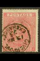 1867-83 5s Rose, Plate I, SG 126, Used With Fully Dated Cds, Short Perf At Right, Nice Strong Colour For More... - Sonstige & Ohne Zuordnung