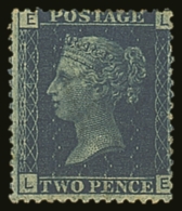 1858-79 2d Blue, Plate 14, SG.46, Very Fine Mint, Fresh Example..  For More Images, Please Visit... - Andere & Zonder Classificatie