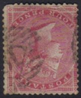 1855 4d Carmine On Blued Paper Wmk Small Garter, Variety "Wmk Inverted", SG 62Wi, Average Used. Small Faults But... - Otros & Sin Clasificación