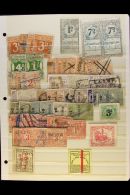 LOCAL RAILWAY STAMPS 1890's-1930's Mostly Used Collection On Stock Pages, Inc North British Railway, North Eastern... - Other & Unclassified