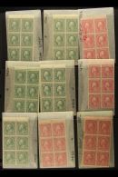 1912 -1971 NHM BOOKLET PANE COLLECTION On Stock Pages. Includes A Delightful ALL DIFFERENT Range Of Washington... - Altri & Non Classificati
