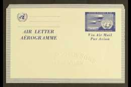 NEW YORK 1954 10c Royal Blue Air Letter, Scott UC2, Very Fine Unused, Perforated "DENNISON & SONS NEW YORK",... - Andere & Zonder Classificatie