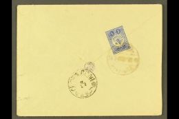 USED IN IRAQ 1910 Cover Addressed In Arabic To Persia, Bearing On Reverse 1909-11 1pi Tied By Bilingual "KIAZIMIE"... - Sonstige & Ohne Zuordnung