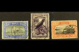 1897 2s Black & Ultramarine, 5s Black & Red-brown With Wmk Sideways, 2s6d Deep Purple Wmk Upright, SG 51a,... - Tonga (...-1970)