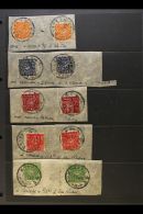 1933-60 PIN PERF SET A Delightful "on Piece" Range That Includes ½t Orange To 4t Emerald, Pin Perf, SG... - Tibet