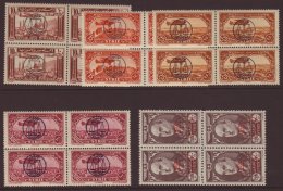 1944 Lawyers Congress Set, Maury 113/117, In Very Fine NHM Blocks Of 4. (20 Stamps) For More Images, Please Visit... - Syrië