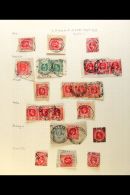 KING GEORGE V POSTMARKS AND COVERS COLLECTION 1914-28 Collection Of Identified Postmarks (mostly On Piece) And... - Nigeria (...-1960)