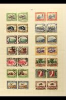 1931-1952 FRESH MINT OR FINE USED All Different Collection On Leaves. With 1931 Complete Set (14 Pairs, Including... - Südwestafrika (1923-1990)
