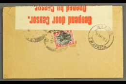 1918 CENSORED COVER FROM MALAYA 1918 (11 Mar) "Herbert Busch" Cover From Kuala Lumpur To Karibib, Bearing On The... - Südwestafrika (1923-1990)