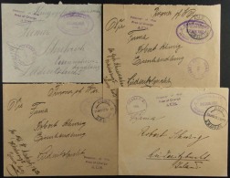 1917-18 PRISONER OF WAR MAIL A Correspondence Of Envelopes From A POW At Aus To Luderitzbucht, Most Showing... - Afrique Du Sud-Ouest (1923-1990)