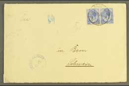 1916 (3 Feb) Env To Switzerland Bearing Two 2½d Union Stamps Tied By "SWAKOPMUND" Cds Cancel, Putzel Type... - Zuidwest-Afrika (1923-1990)