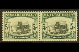 UNION VARIETY 1933-48 5s Black & Green, Wmk Inverted, BROKEN YOKE PIN VARIETY, SG 64aw, Very Fine Mint, Scarce... - Ohne Zuordnung