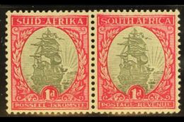 UNION VARIETY 1933-48 1d Grey & Carmine, Issue 15, Reduced Format (18x22mm), NO WATERMARK VARIETY, As SG 56,... - Ohne Zuordnung