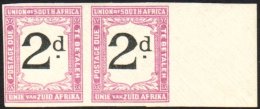 POSTAGE DUES 1922-6 Black & Pale Violet IMPERFORATE PAIR, SG.D14a, Fine Never Hinged Mint. For More Images,... - Ohne Zuordnung