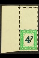 POSTAGE DUE VARIETY 1950-8 4d Deep Myrtle-green & Emerald, Crude RETOUCH VARIETY On "4" SG D42a, Never Hinged... - Ohne Zuordnung