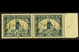 OFFICIALS 1935-49 1½d Green & Bright Gold, Wmk Inverted, Broken Chimney & Faint Headgear Variety,... - Ohne Zuordnung