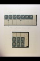 1947-54 SCREENED DEFINITIVES COLLECTION Mint & Used, Arranged By Value, We See Items Such As Corner Blocks,... - Ohne Zuordnung